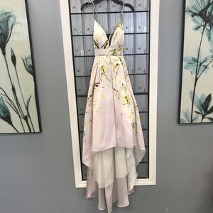 Pale Pink HighLow Dress